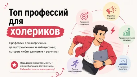 Топ профессий для холериков: какую специальность выбрать с активным темпераментом
Топ профессий для холериков: какую специальность выбрать с активным темпераментом